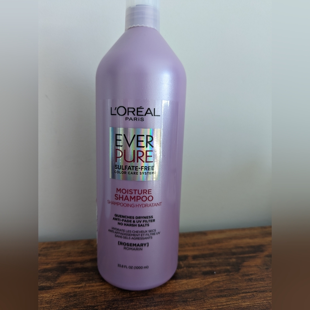 L'Oreal Paris EverPure Moisture Sulfate Free Shampoo for Color-Treated hair 1L
